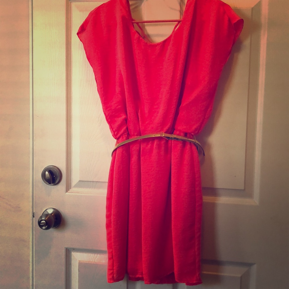 HOT pink dress